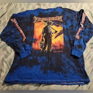 Megadeth Dystopia Album Cover Heavy Thrash Metal Music Band Long Sleeve Shirt
